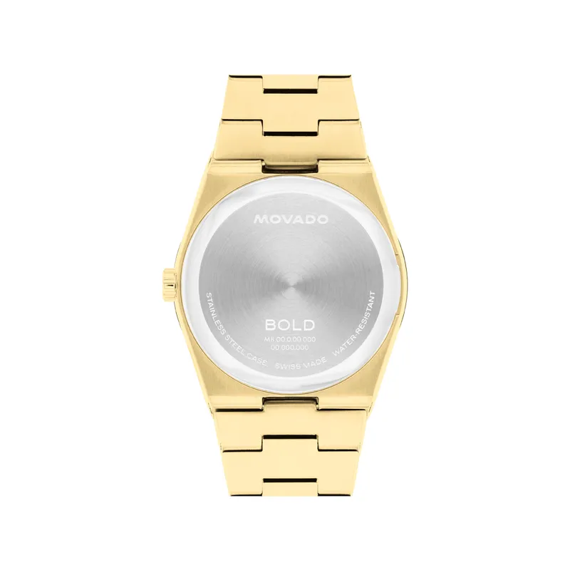 Movado Bold Quest Ladies Gold Tone Watch