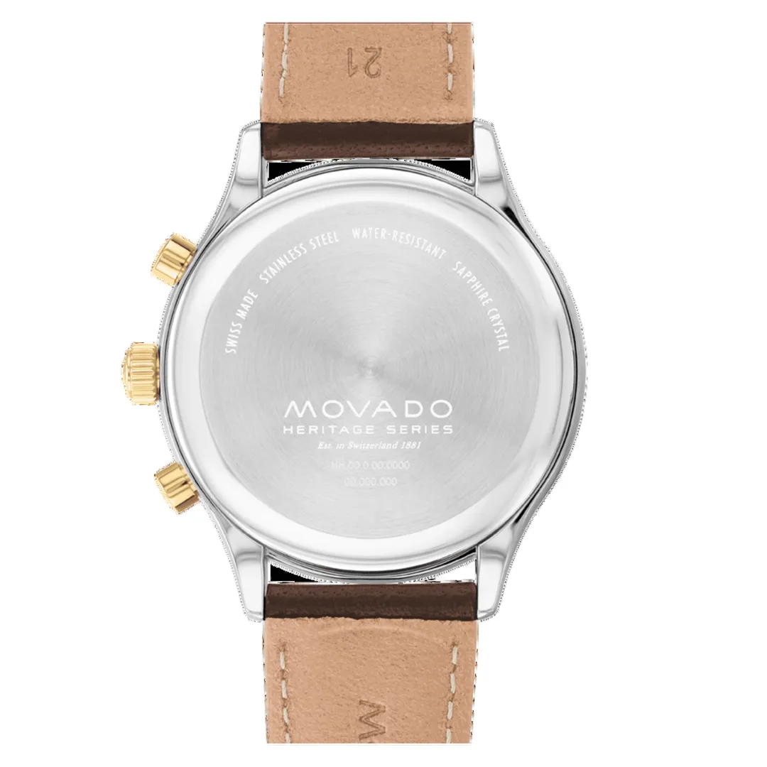 Movado Heritage Series Calendoplan Quartz Men's Watch 3650162