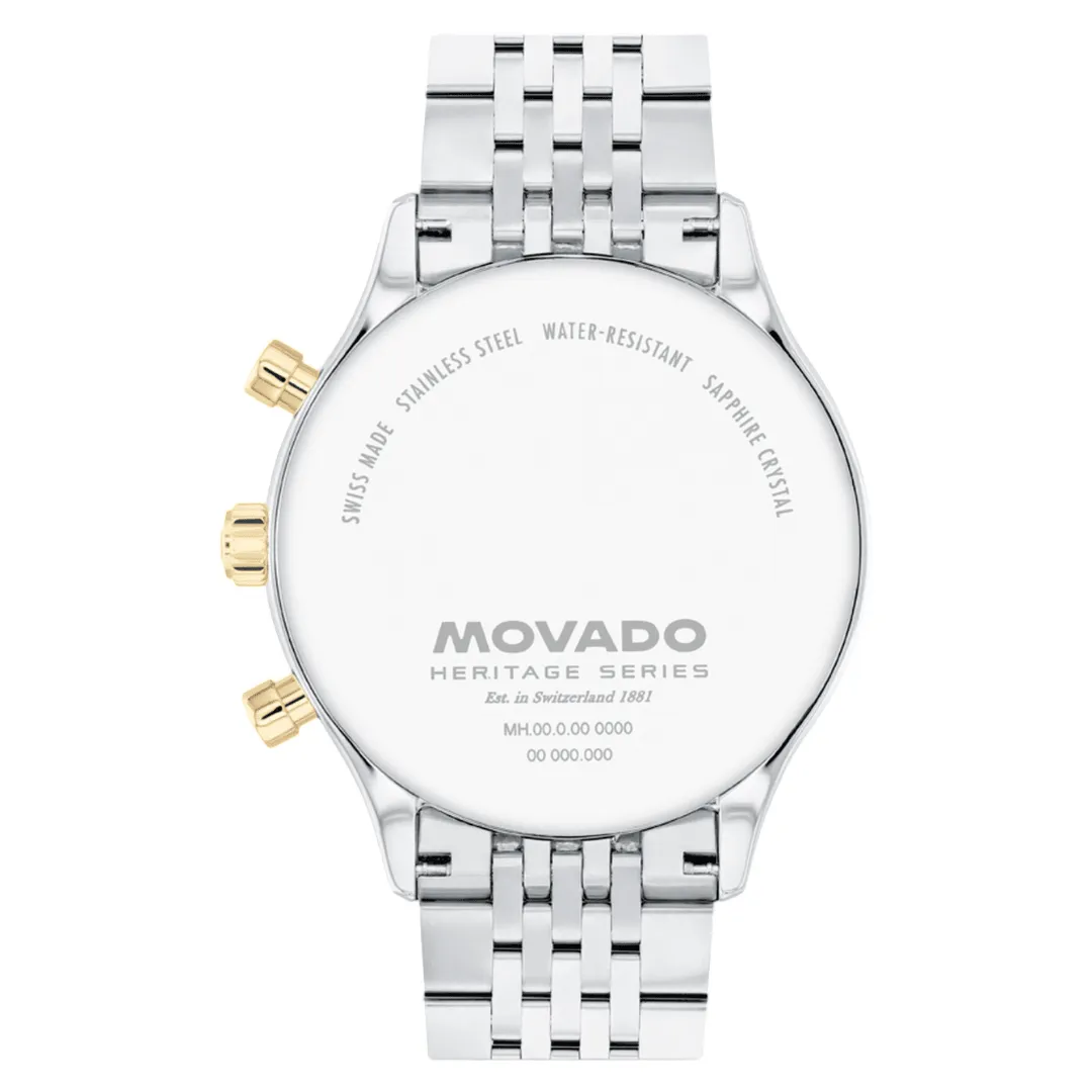 Movado Heritage Series Calendoplan Quartz Men's Watch 3650211