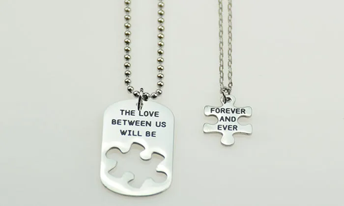 NECKLACE "The Love Between Us Will Be Forever And Ever"