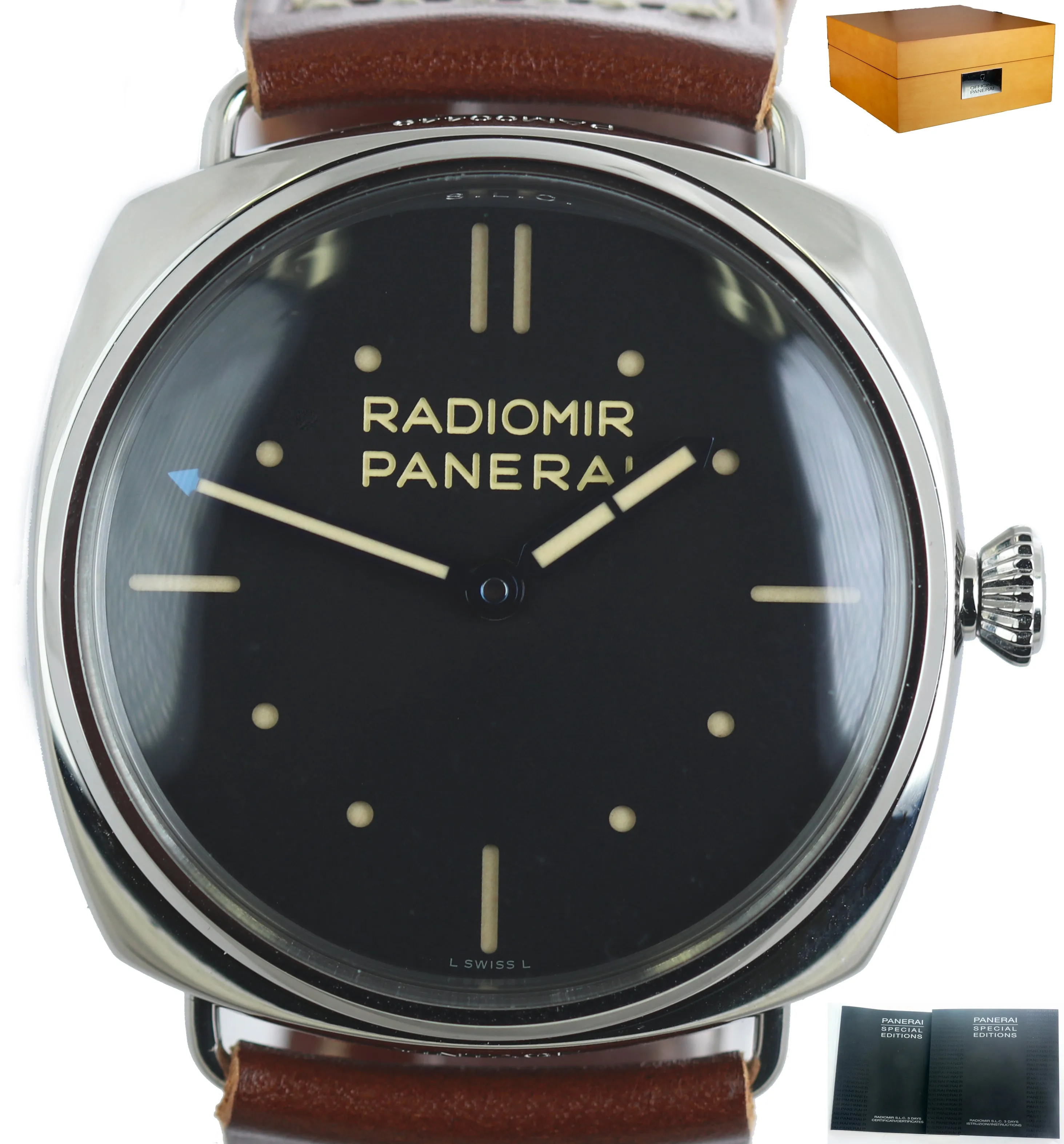 NEW Panerai PAM 449 Radiomir S.L.C 3-Days PAM00449 Boutique Limited Edition 47mm