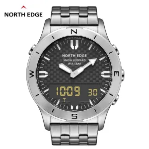 North Edge Snow Leopard Men's Outdoor Sports Watch｜Altimeter Barometer Compass