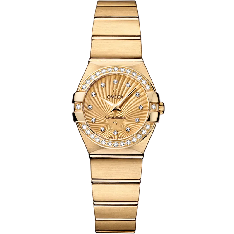 Omega Constellation 24 mm, yellow gold on yellow gold