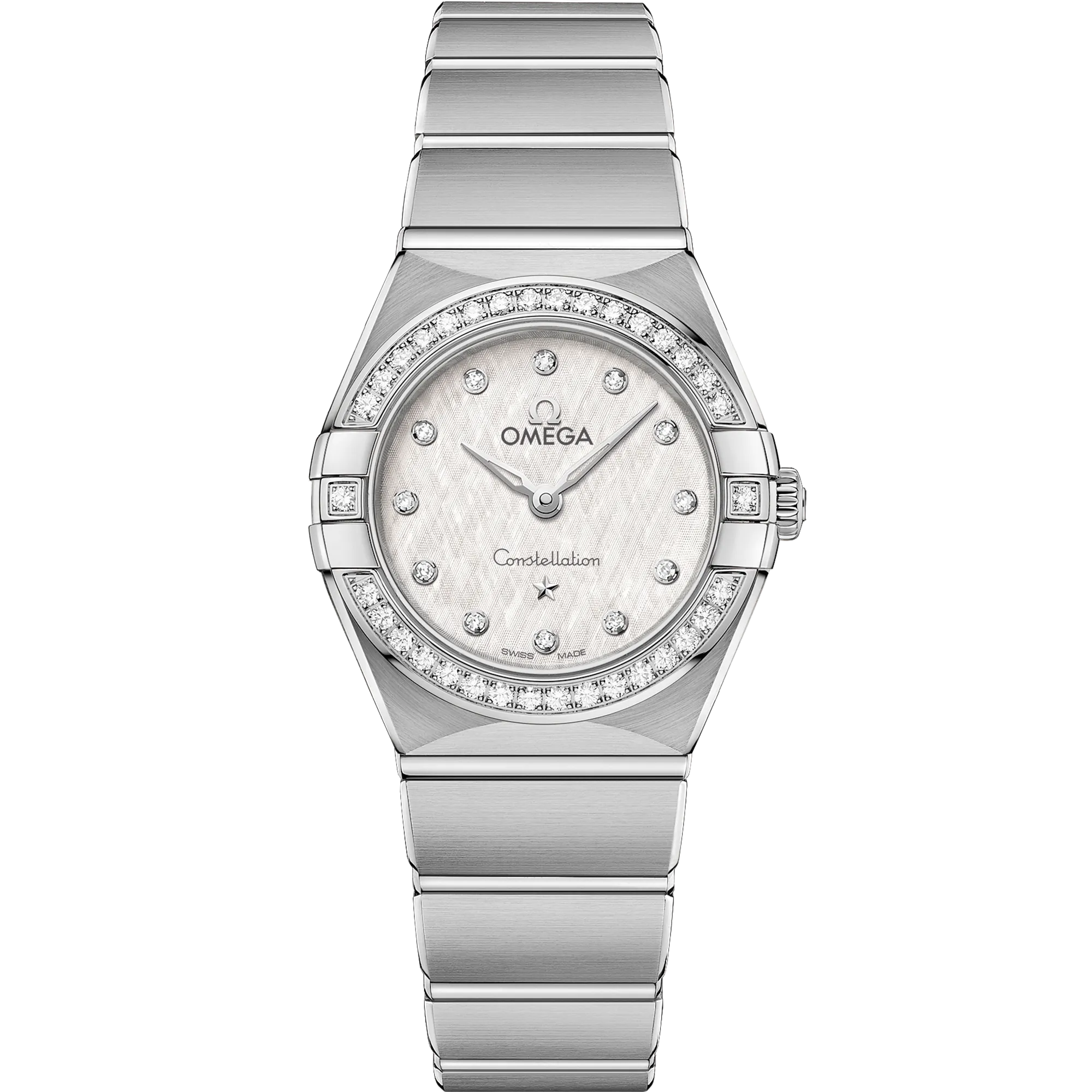 Omega Constellation 25 mm, steel on steel