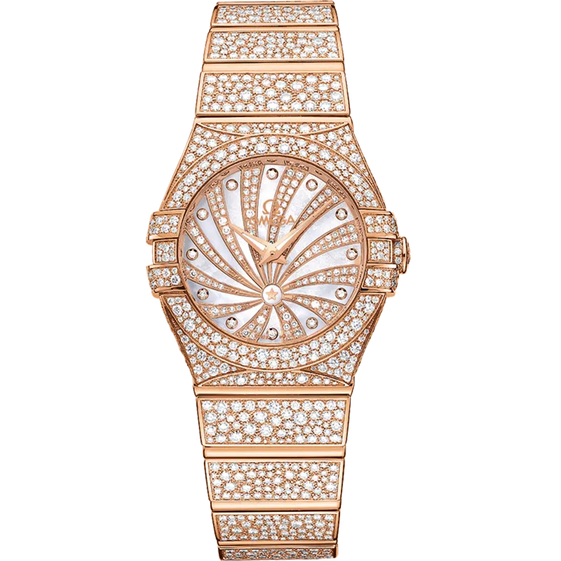 Omega Constellation 27 mm, red gold on red gold