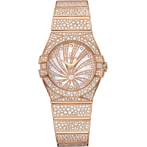 Omega Constellation 27 mm, red gold on red gold