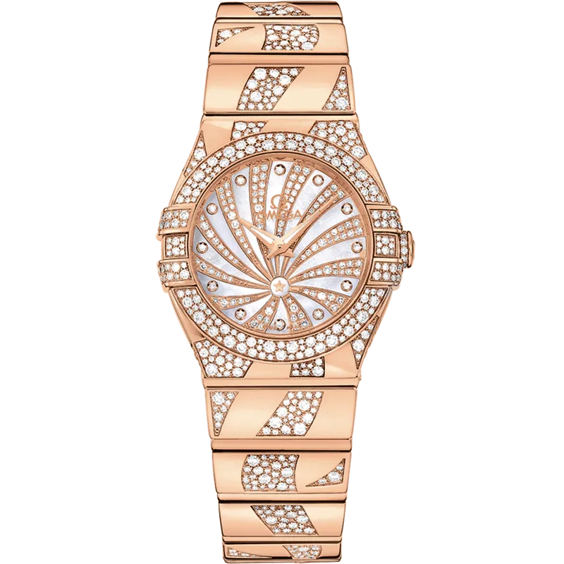 Omega Constellation 27 mm, red gold on red gold
