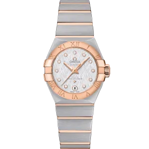 Omega Constellation 27 mm, steel - red gold on steel - red gold