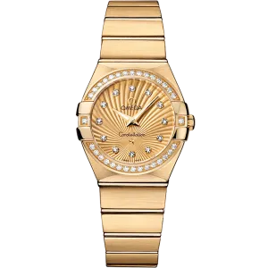 Omega Constellation 27 mm, yellow gold on yellow gold