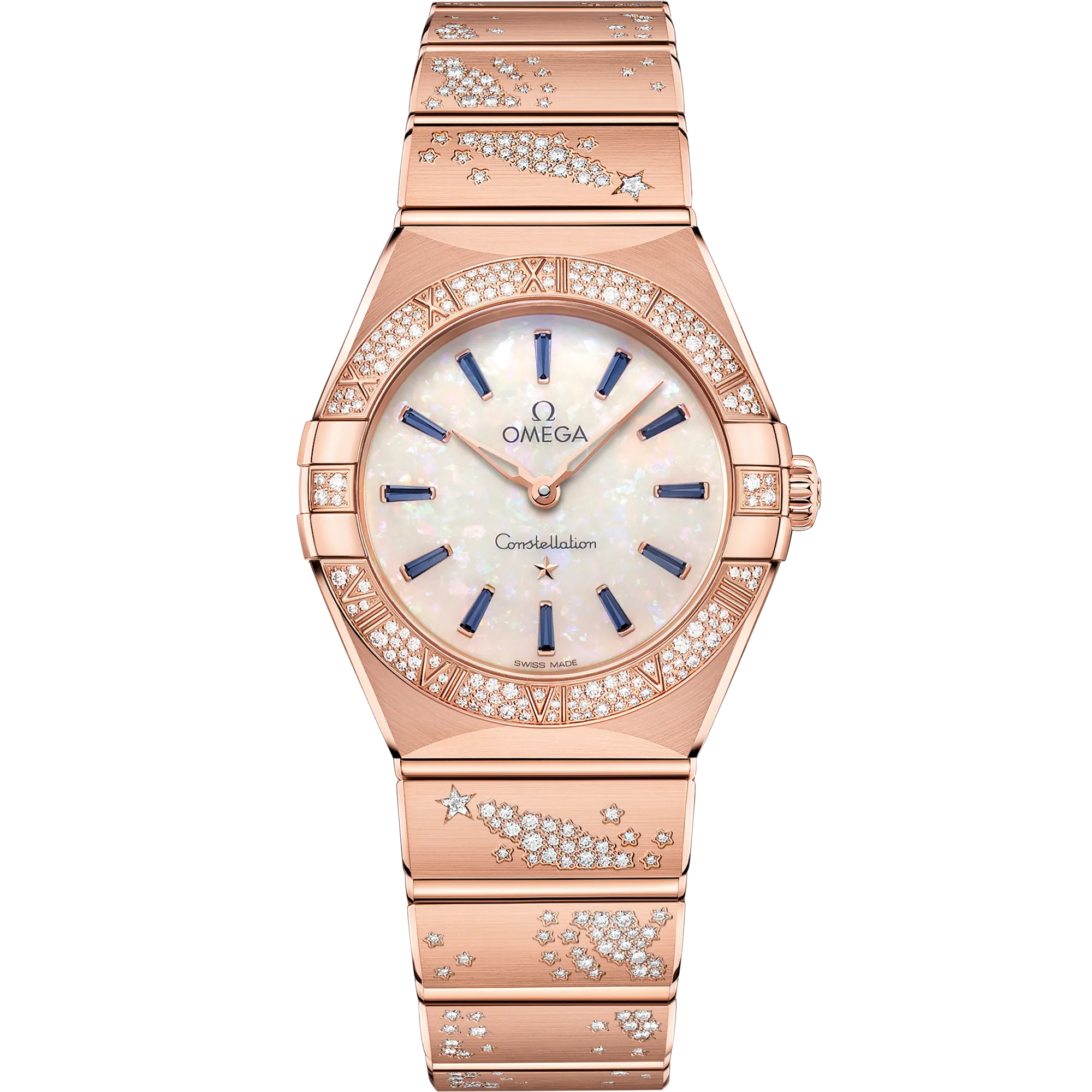 Omega Constellation 28 mm, Sedna™ gold on Sedna™ gold