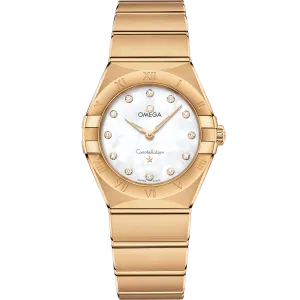 Omega Constellation 28 mm, yellow gold on yellow gold