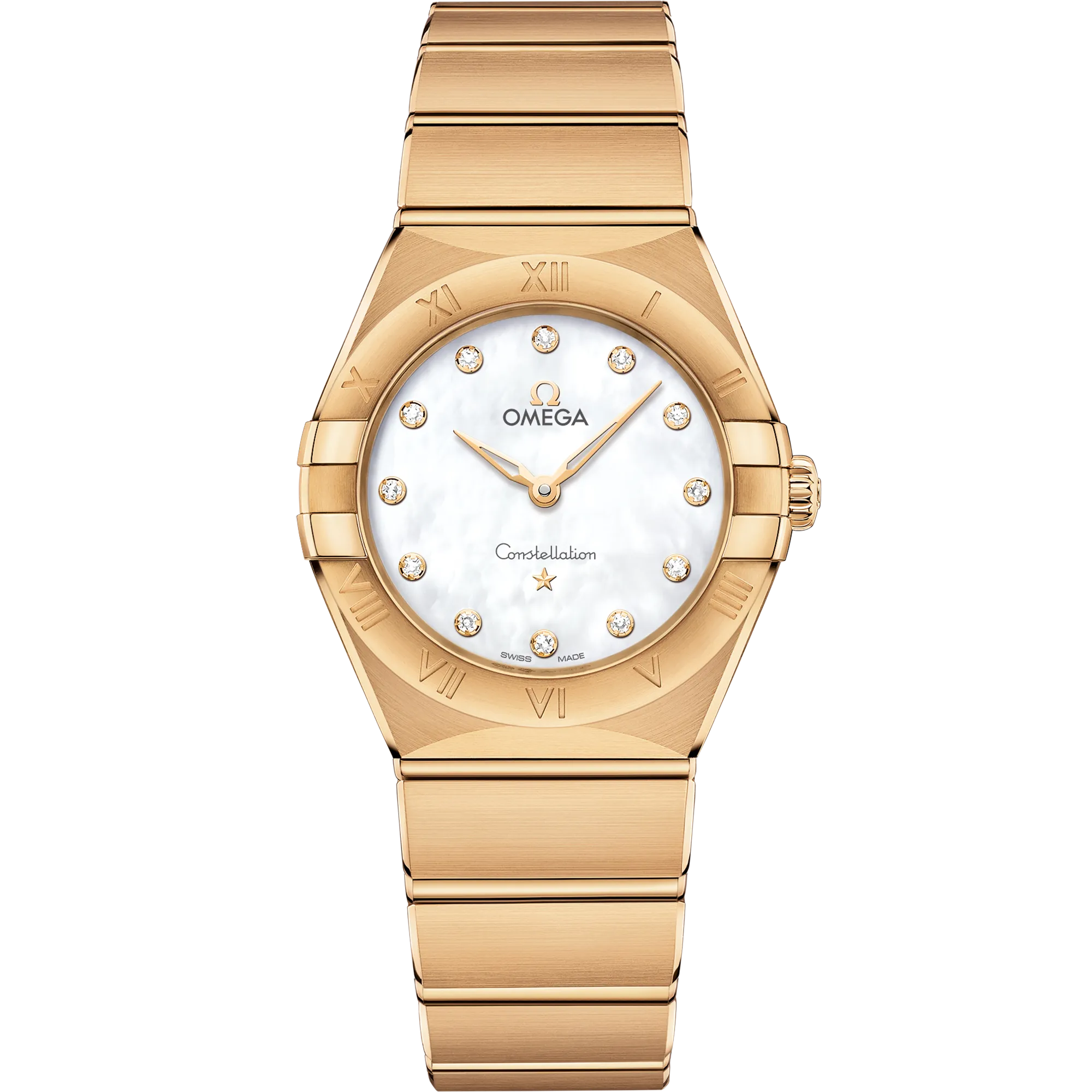 Omega Constellation 28 mm, yellow gold on yellow gold