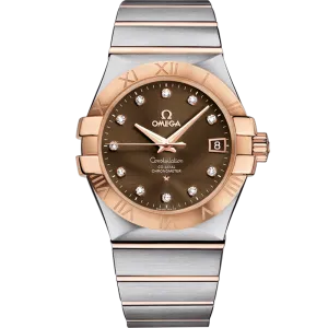 Omega Constellation 35 mm, steel - red gold on steel - red gold