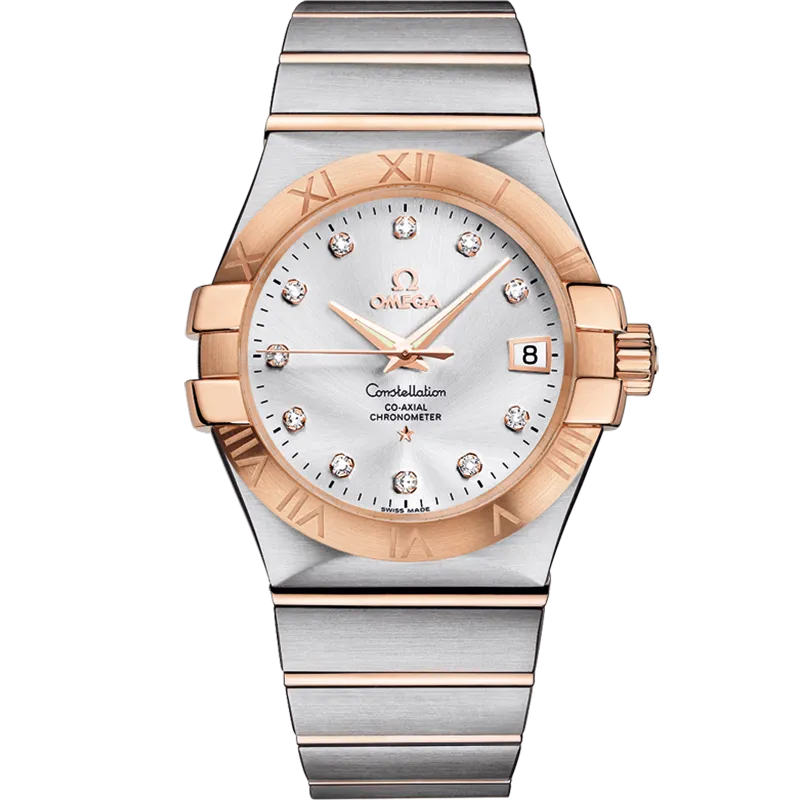 Omega Constellation 35 mm, steel - red gold on steel - red gold
