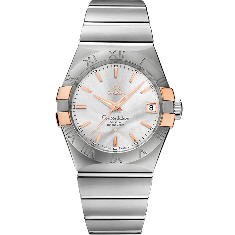 Omega Constellation 38 mm, steel - red gold on steel