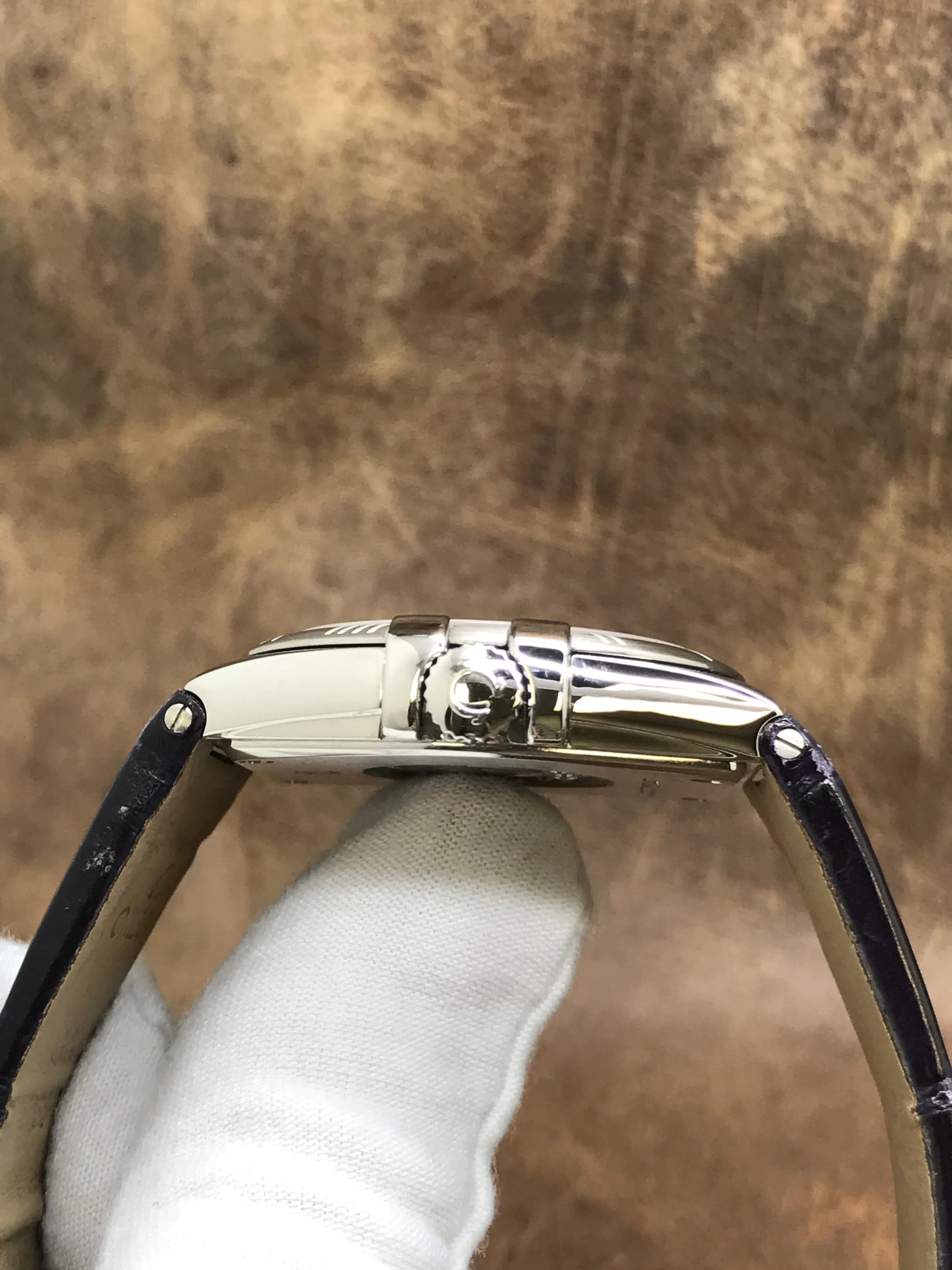 Omega Constellation Double Eagle 123.13.35.60.52.001 Purple Diamond Dial Quartz Women's Watch