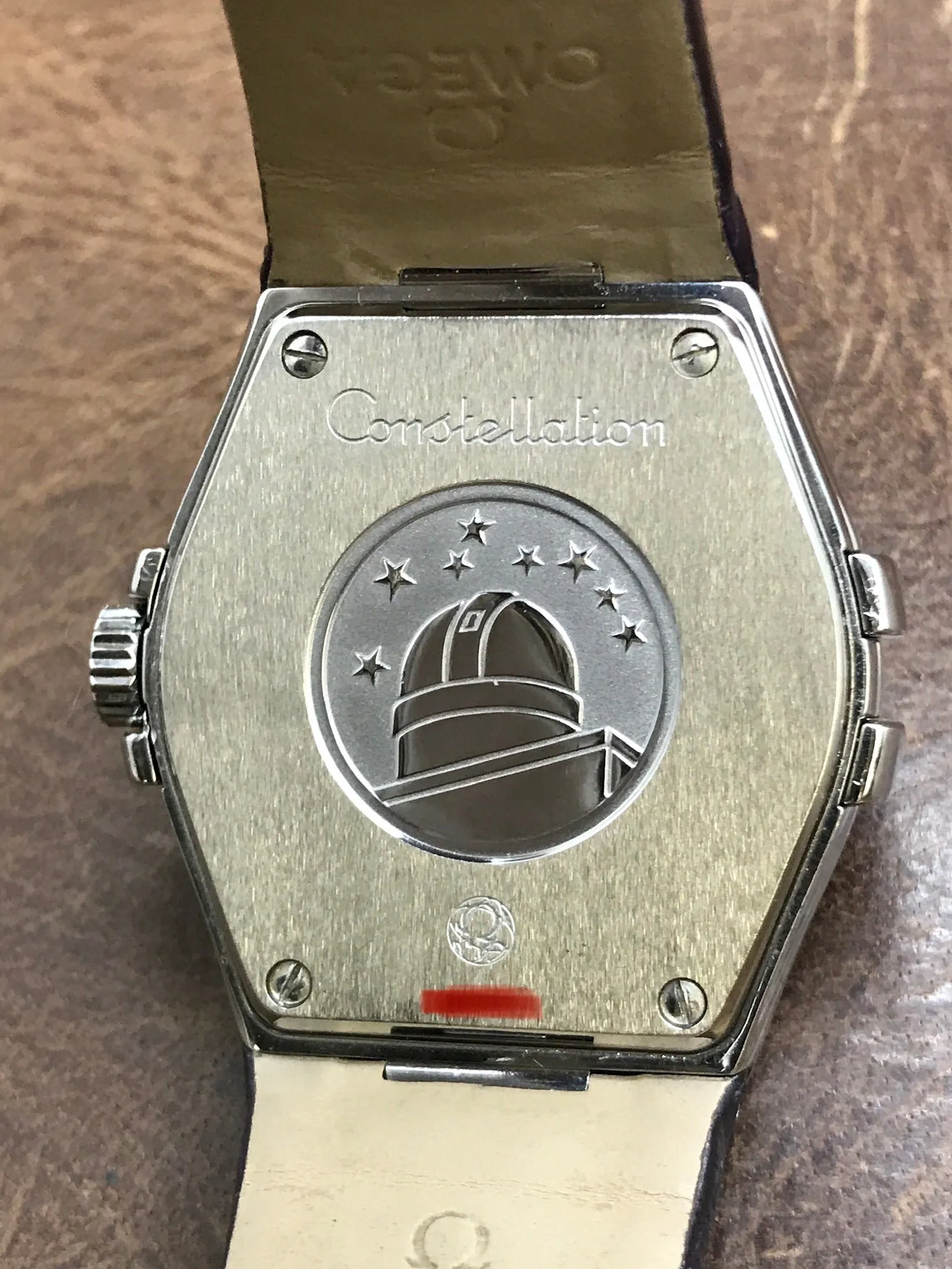 Omega Constellation Double Eagle 123.13.35.60.52.001 Purple Diamond Dial Quartz Women's Watch