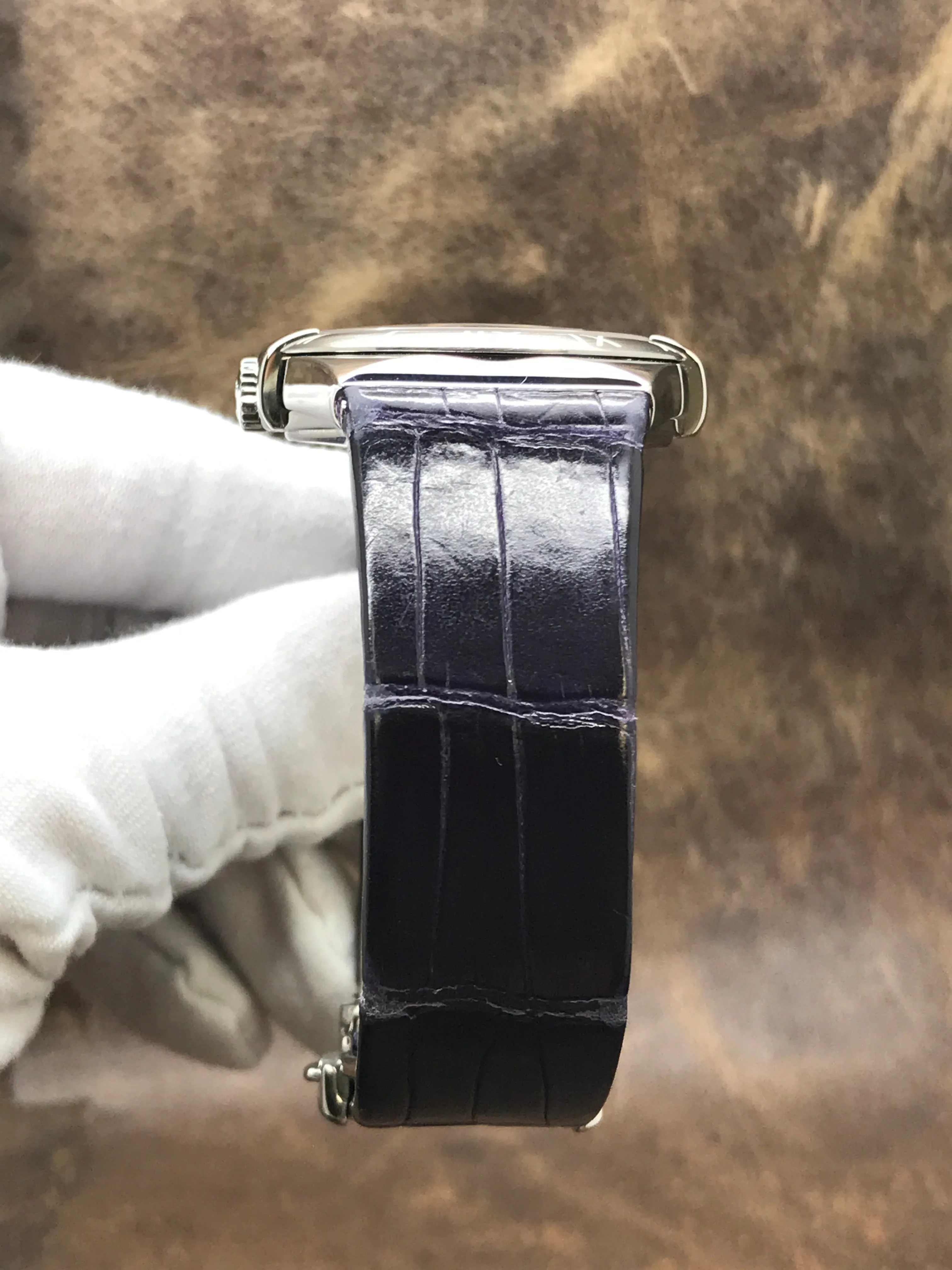 Omega Constellation Double Eagle 123.13.35.60.52.001 Purple Diamond Dial Quartz Women's Watch