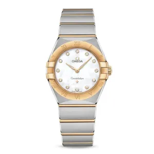 OMEGA Constellation Manhattan Quartz 28mm with Yellow Gold