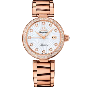 Omega De Ville Ladymatic 34 mm, red gold on red gold