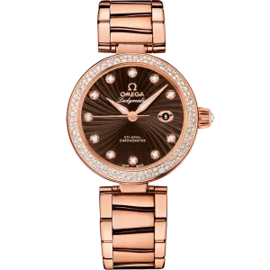 Omega De Ville Ladymatic 34 mm, red gold on red gold