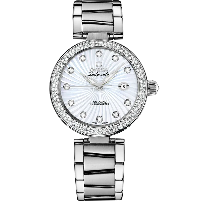 Omega De Ville Ladymatic 34 mm, steel on steel
