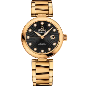 Omega De Ville Ladymatic 34 mm, yellow gold on yellow gold