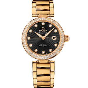 Omega De Ville Ladymatic 34 mm, yellow gold on yellow gold