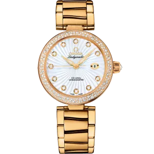 Omega De Ville Ladymatic 34 mm, yellow gold on yellow gold