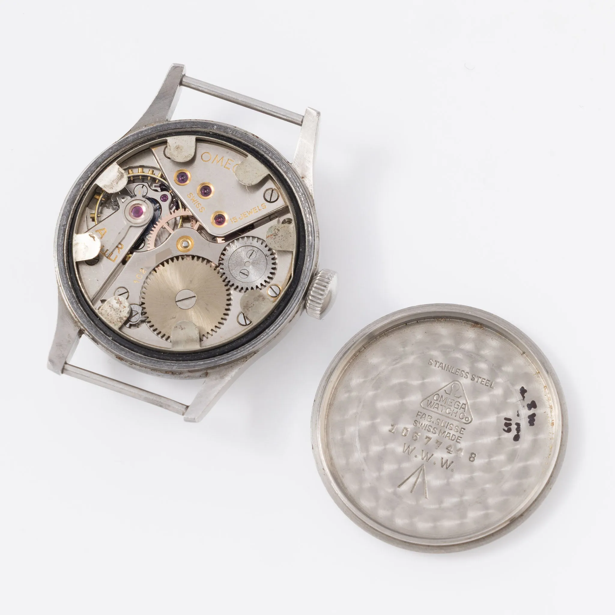 Omega "Dirty Dozen" WWW Issued Military Watch
