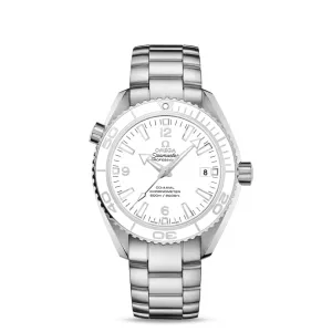 Omega Seamaster Planet Ocean 600M 42mm Watch - Ref: 232.30.42.21.04.001 - White Index Dial, Stainless Steel Bracelet