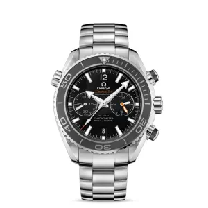 Omega Seamaster Planet Ocean 600M 46mm Watch - Ref: 232.30.46.51.01.001 - Black Chronograph Index Dial, Stainless Steel Bracelet