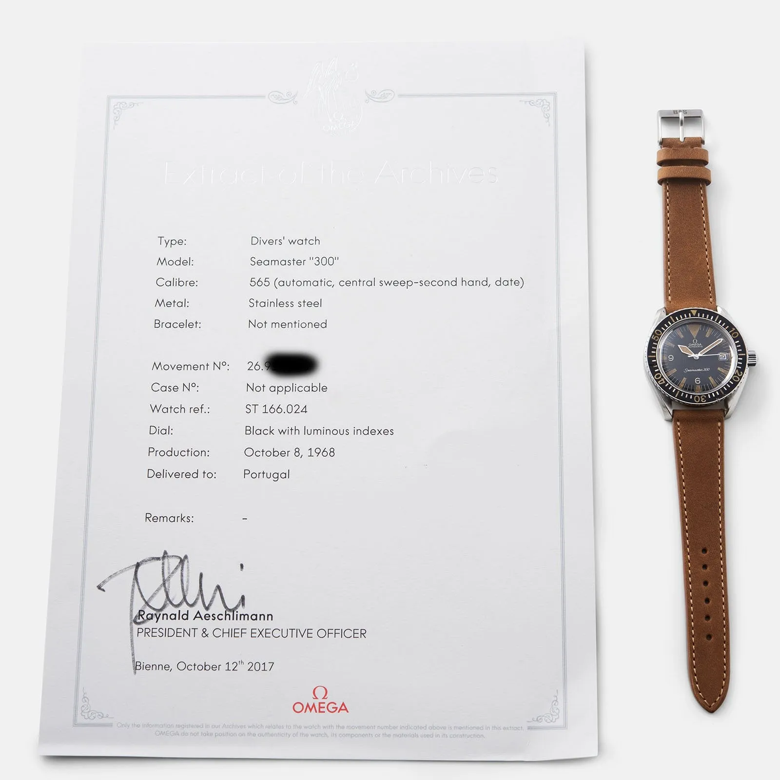 Omega Seamaster SM300 166.024-67 BTTR Set