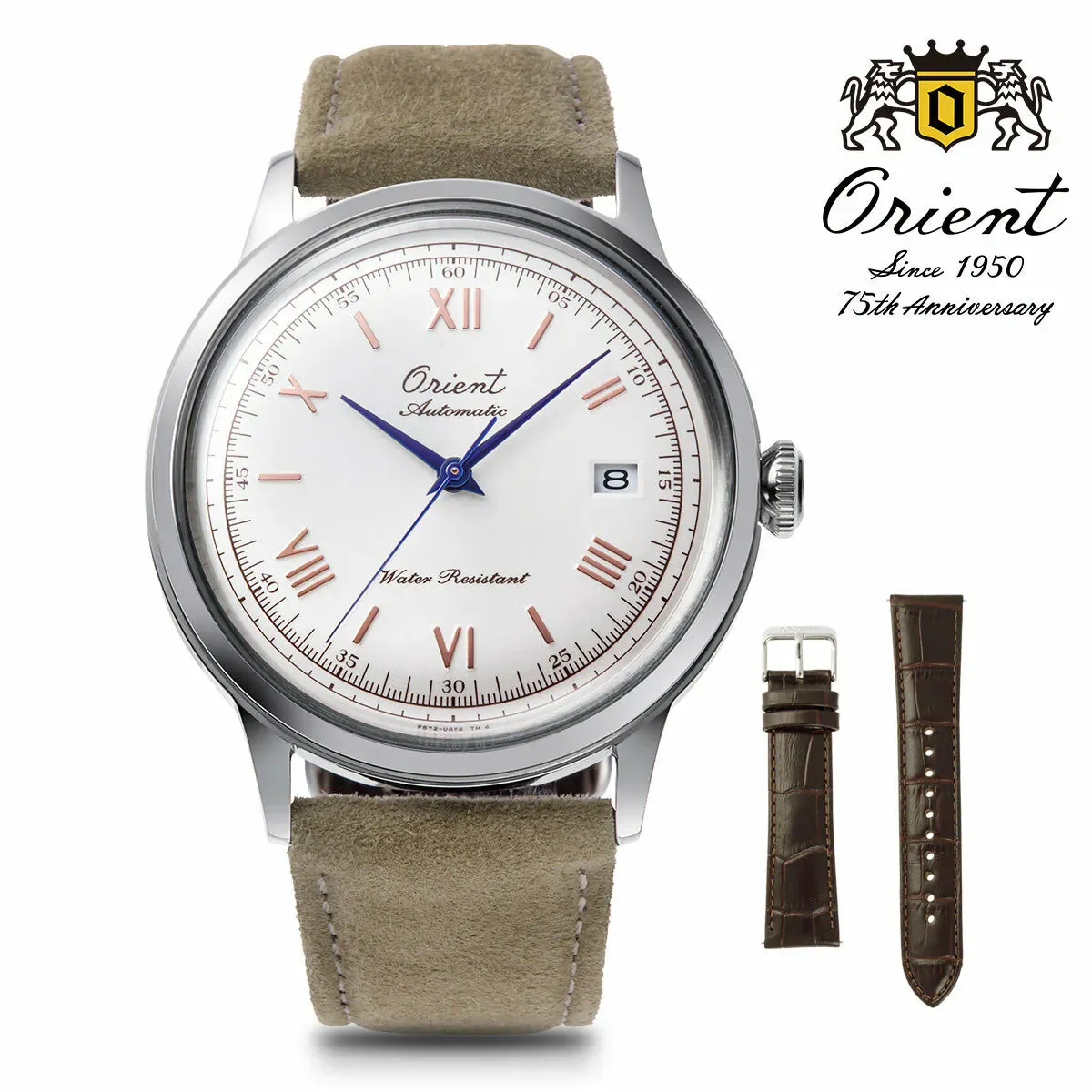 Orient RA-AC0027S Bambino V2 40.5mm 75th Anniversary Limited Edition Mens Watch