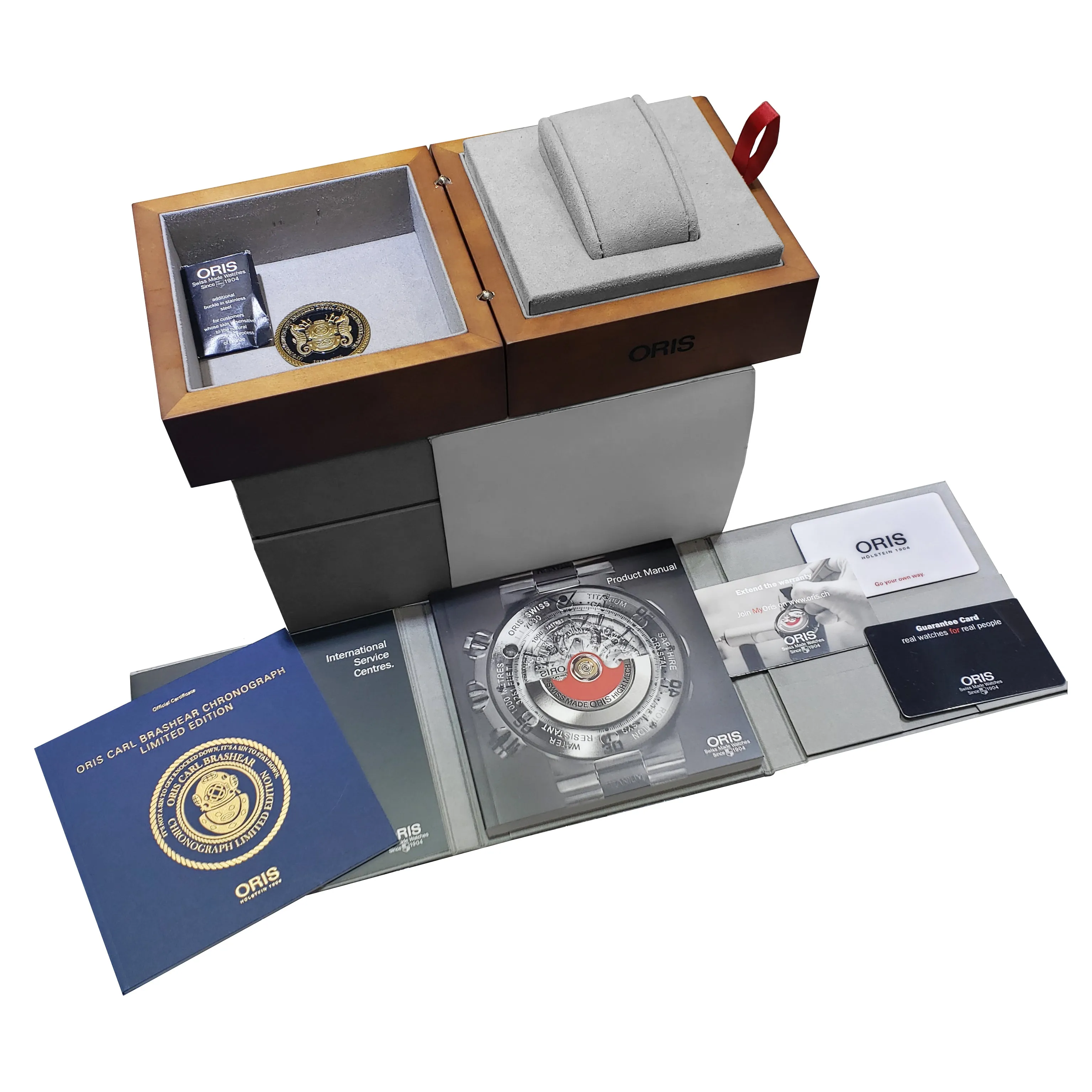 Oris Carl Brashear Limited Edition 43mm Chrono Bronze Watch 01 771 7744 3185