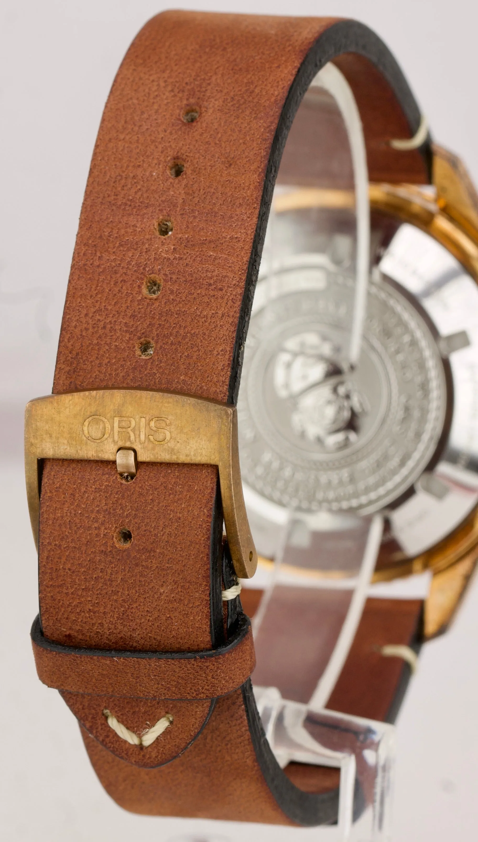 Oris Carl Brashear Limited Edition 43mm Chrono Bronze Watch 01 771 7744 3185
