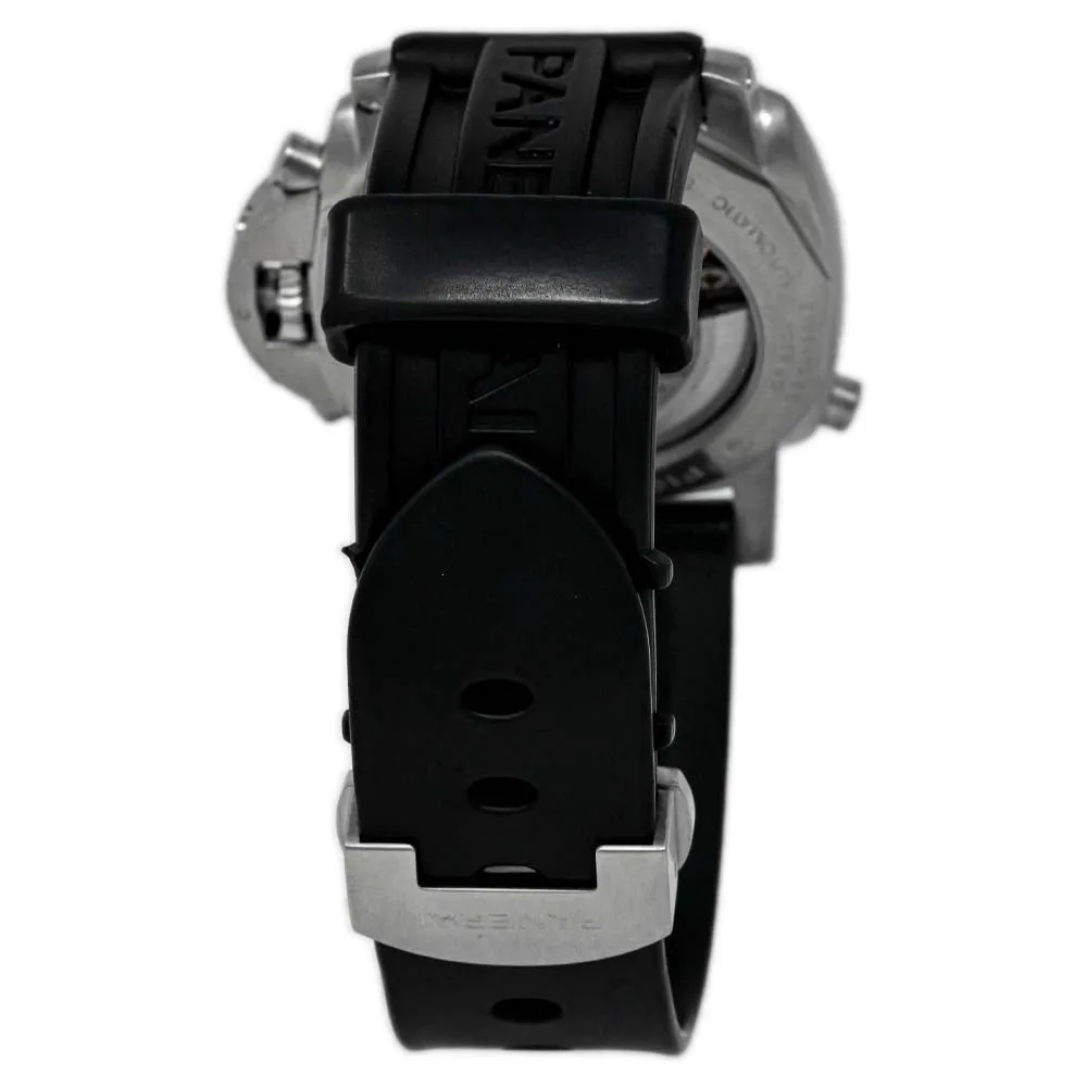 Panerai Men's Luminor 1950 Rattrapante Stainless Steel 44mm Black Stick & Arabic Numeral Dial Watch Reference #: PAM00362