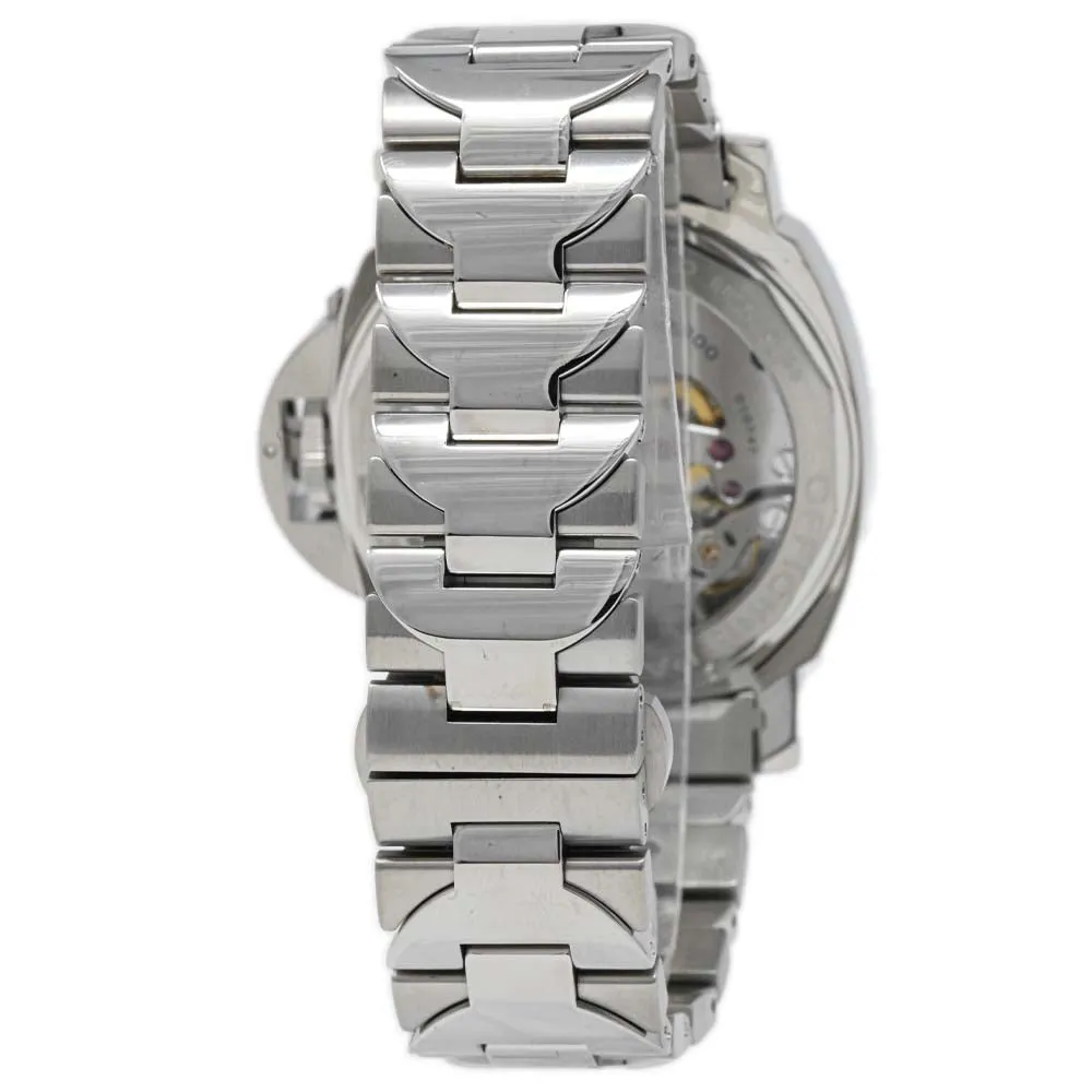 Panerai Men's Luminor Marina 8 Days Stainless Steel 44mm White Arabic Dial Watch Reference #: PAM00563