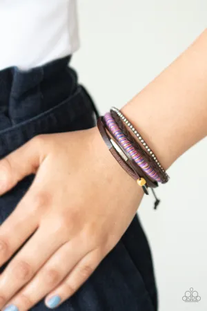 Paparazzi Wander-Struck Urban Bracelet Brown