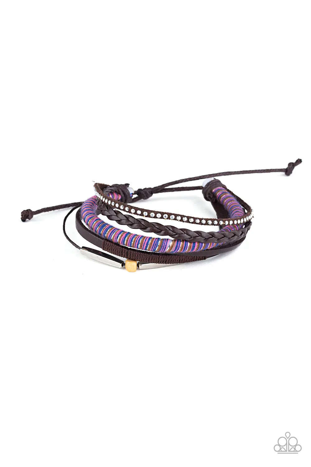 Paparazzi Wander-Struck Urban Bracelet Brown