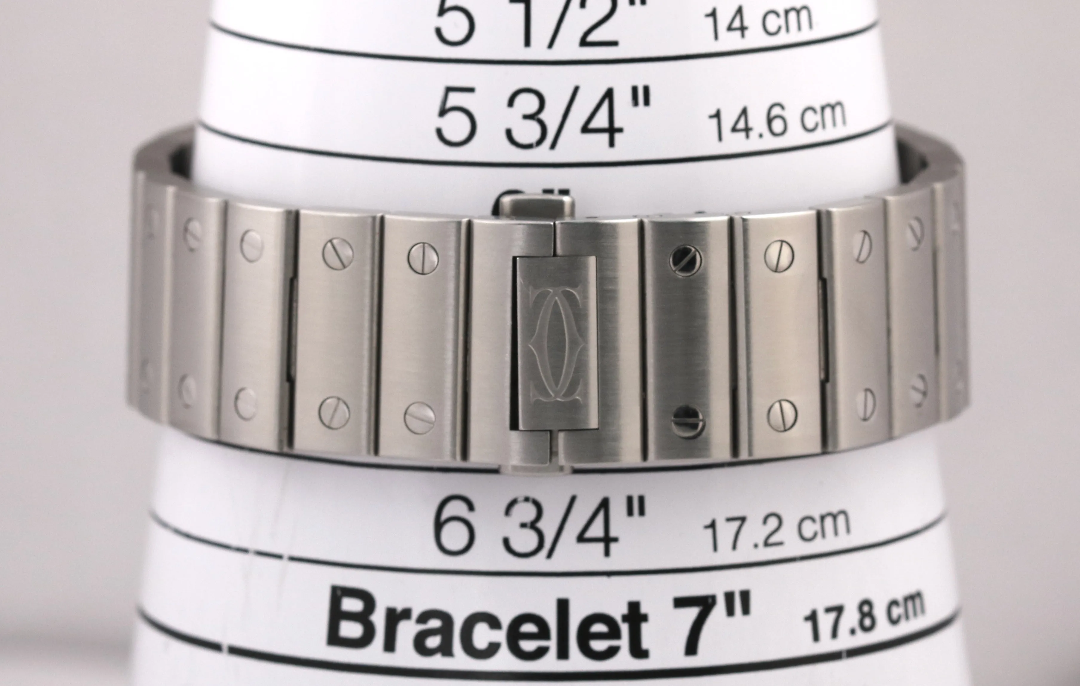 PAPERS Cartier Santos Large 39.8mm BLACK ADLC Gray Steel 4072 WSSA0037 Watch BOX