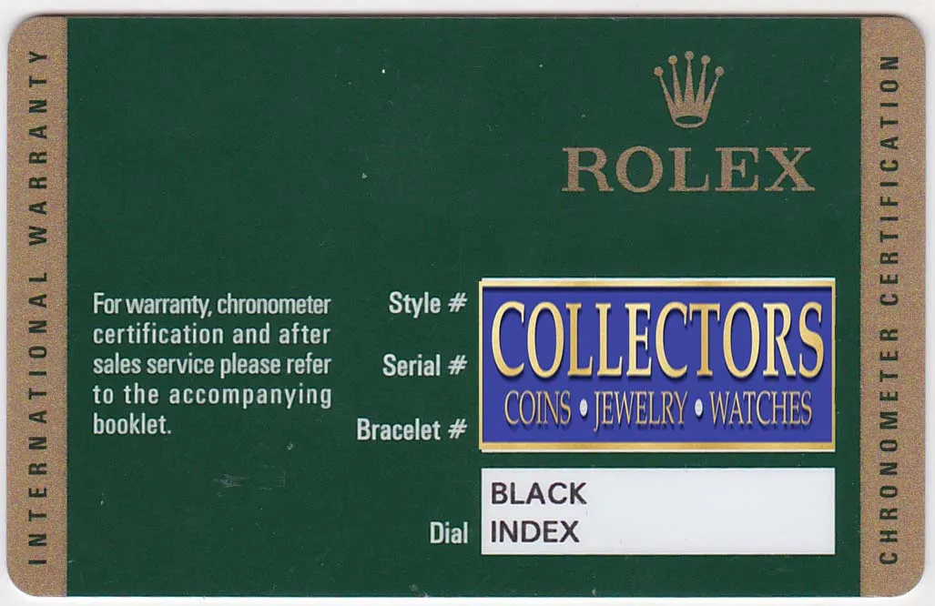 PAPERS MINT Rolex Submariner No-Date 114060 Steel Black Ceramic Watch Box