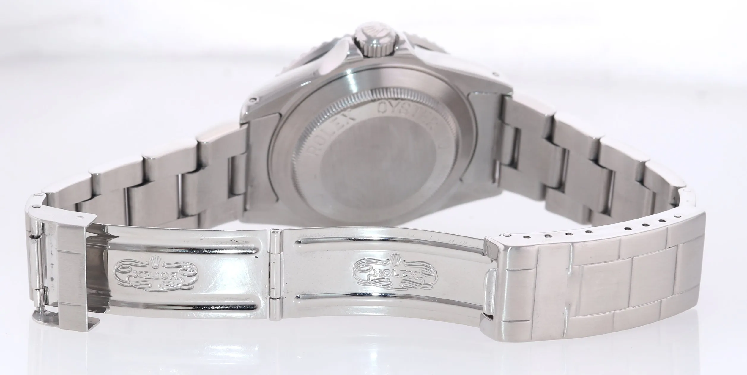 PAPERS Rolex Sea-Dweller Steel 16600 Black Date Tritium Divers Kit Watch Box