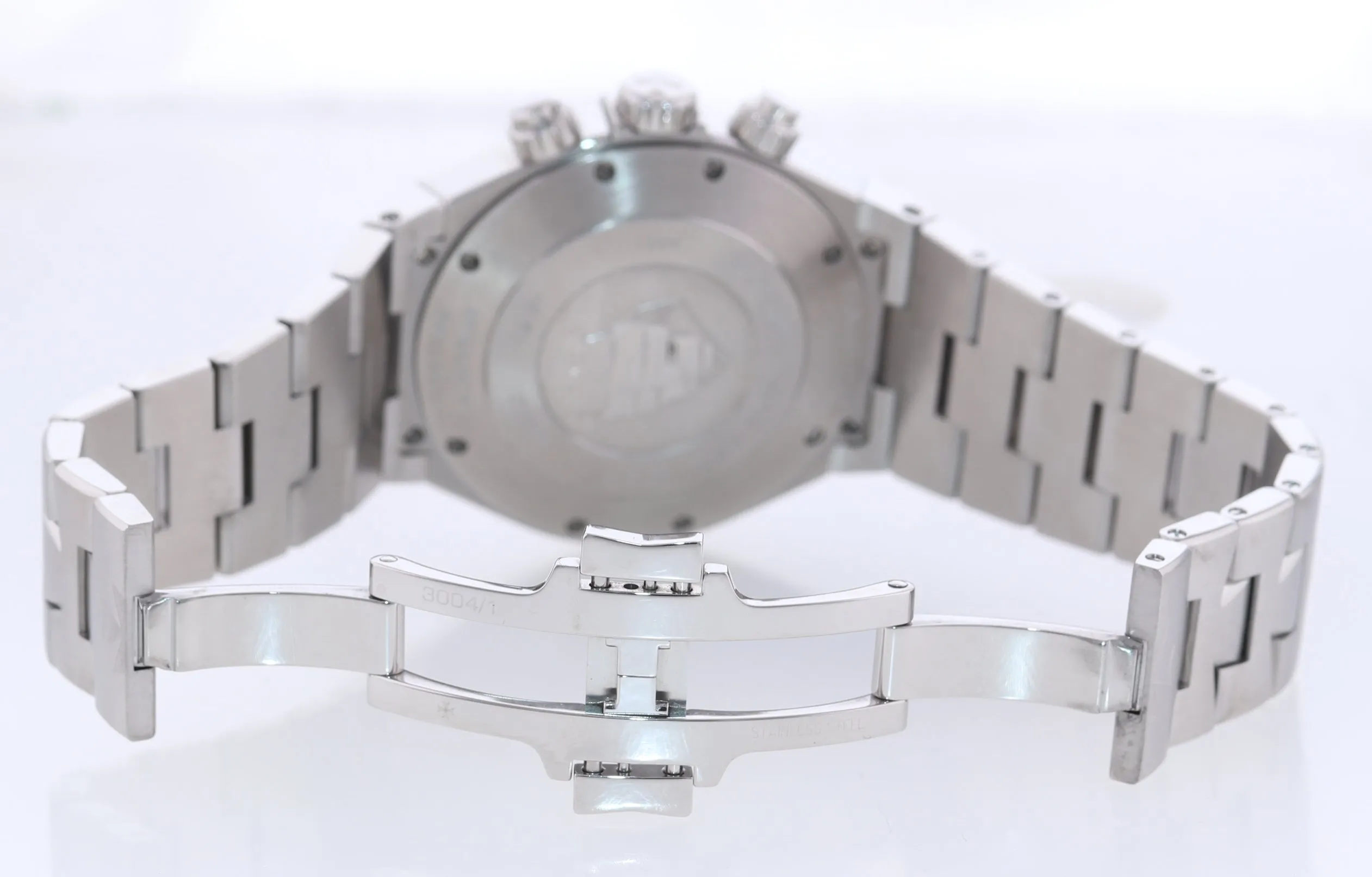 PAPERS Vacheron Constantin Overseas 49150 42mm White Steel Chronograph Watch Box