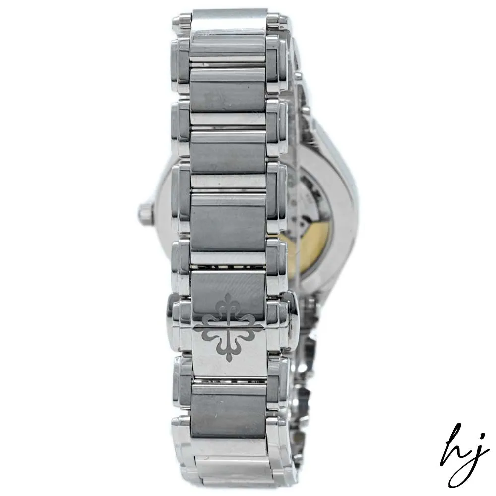 Patek Philippe Ladies Twenty-4 Stainless Steel 36mm Gray Sunburst Arabic Numeral Dial Watch Reference #: 7300/1200A-010