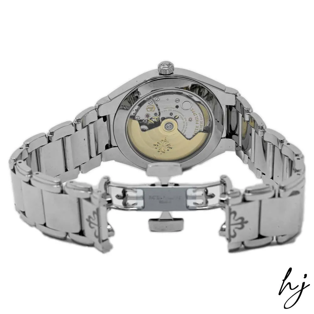Patek Philippe Ladies Twenty-4 Stainless Steel 36mm Gray Sunburst Arabic Numeral Dial Watch Reference #: 7300/1200A-010