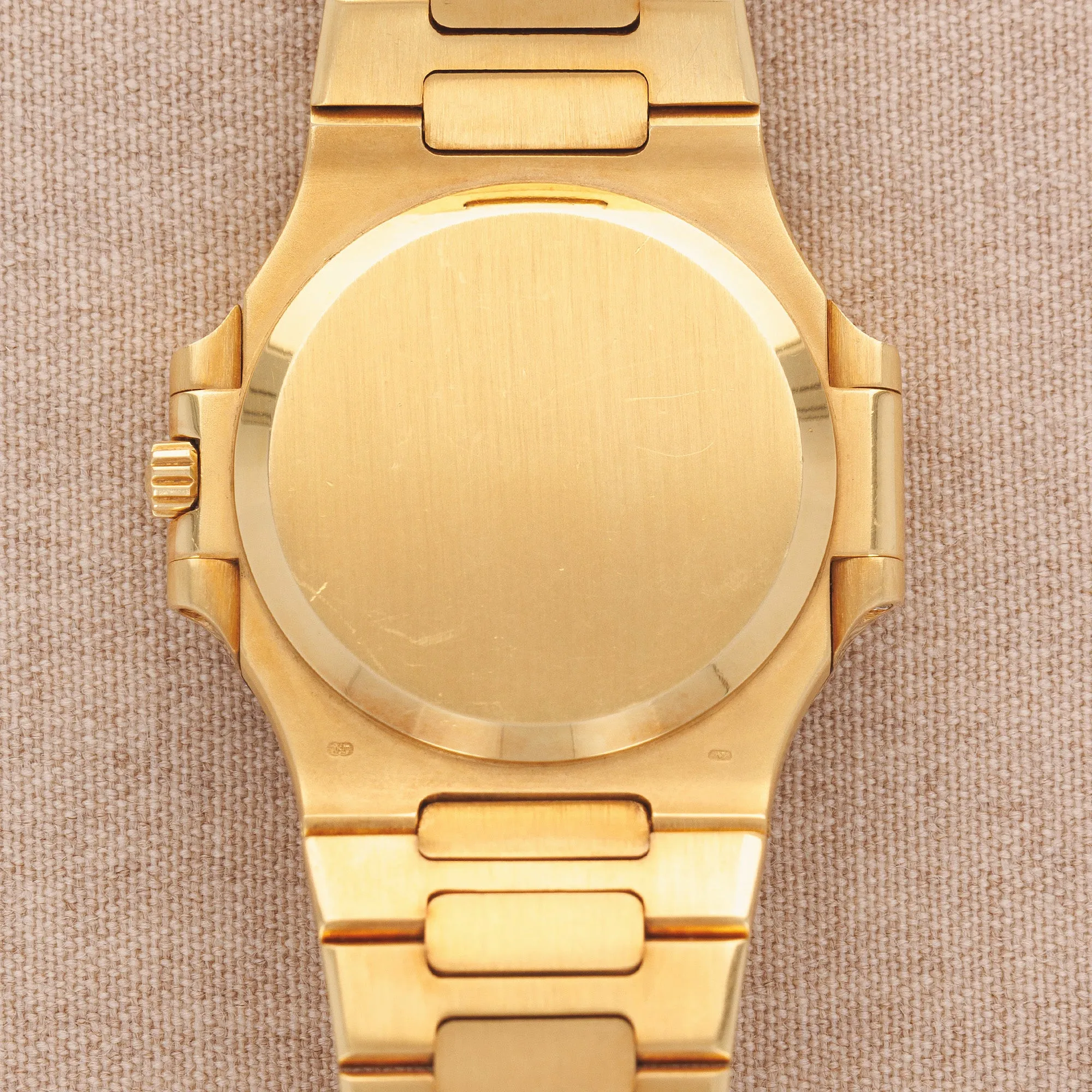 Patek Philippe Yellow Gold Nautilus Ref. 3700 with Diamond Bezel