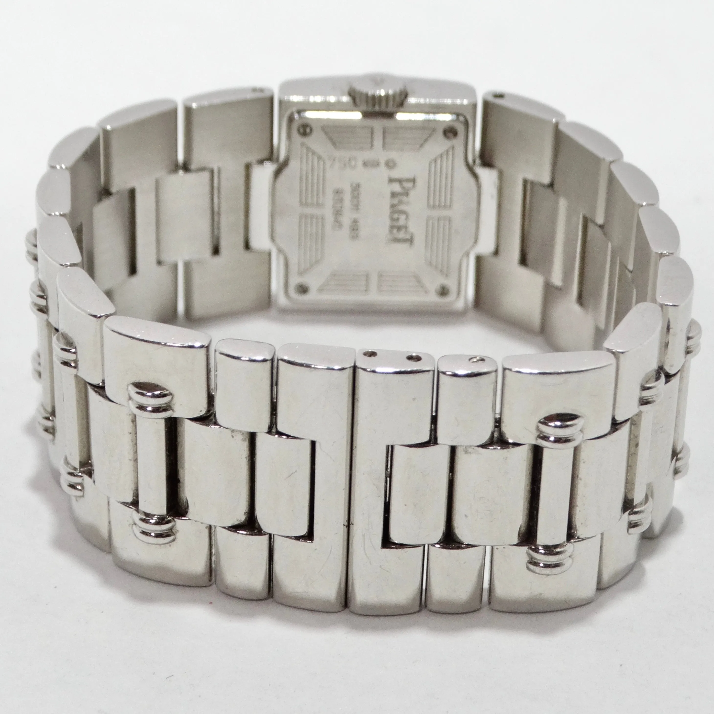 Piaget Square Dancer with Diamond Bezel White Gold Watch