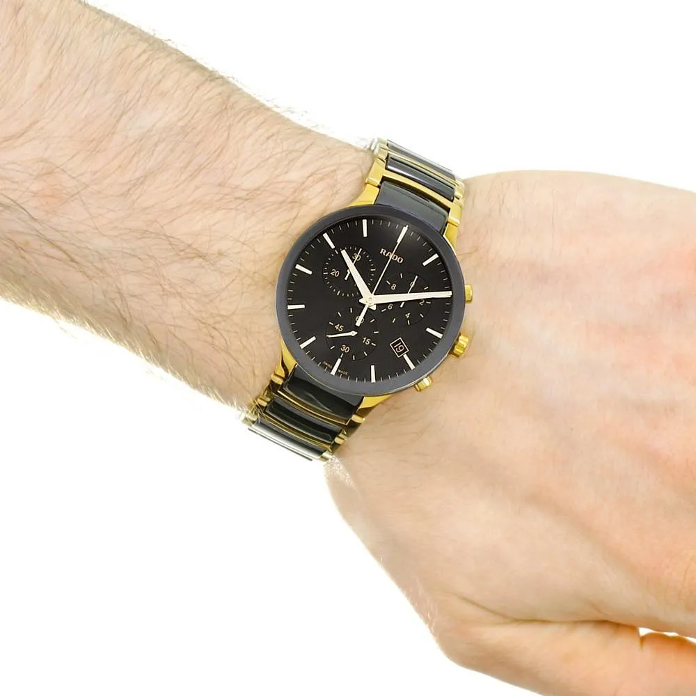 Rado Centrix Black Dial Chronograph Men's Watch R30134162