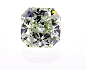 Rare 1.74 CT Fancy Green Color Natural Loose Diamond GIA Certified Radiant Cut